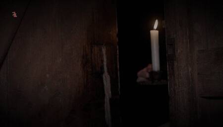 A chained, hungry maid gets some water and bread in a very special way