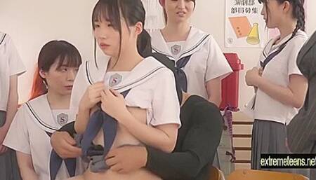 Ichii Yuka Iori Hinano Continuous Fucking Around School Gro