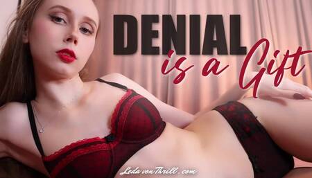 Denial Is A Gift - Orgasm Control Indoctrination - Masturbation Encouragement & Gooning Mesmerize - Femdom POV Clip by Leda von Thrill - HD Video MP4 1920 x 1080p
