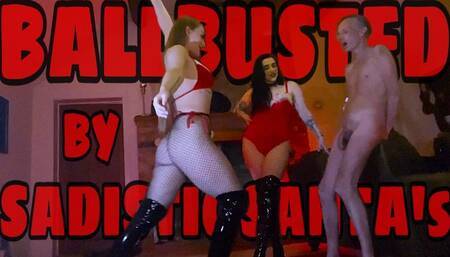 BALLBUSTED BY SADISTIC SANTA'S (1080p)