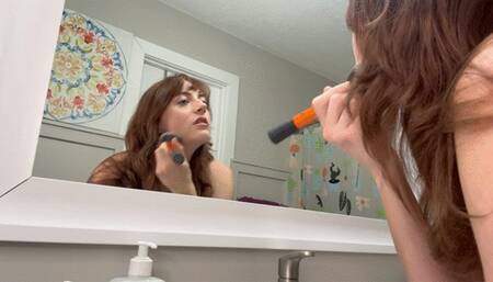 Makeup makes me sneeze!