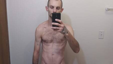 Showing My Cock in The Mirror