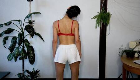 Back Flexing and Lifting Weight - Lanreta