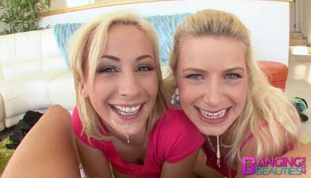 Lily LaBeau and Sarah Shevon's 3some porn by Banging Beauties