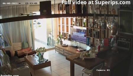 IPCAM – Pregnant British girl gets fucked by an old man