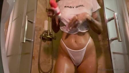 Diana Melison Nude Wet T Shirt Shower Video Leaked
