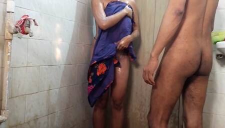 Sister-in-law Was Taking Bath in the Bathroom When Suddenly Brother-in-law Came.