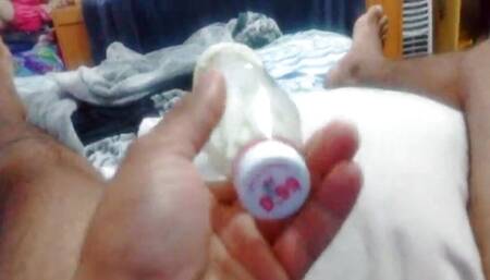Plastic Battle Sex Masturbation in My Bedroom