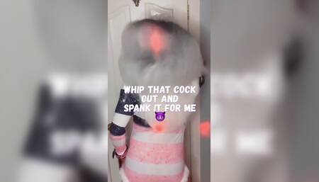 Shelly Roberts Crossdresser Big Hair Smoking Fetish Music Video with Cum Shot Finish