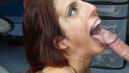 Super geeky guy gets his cocked suck