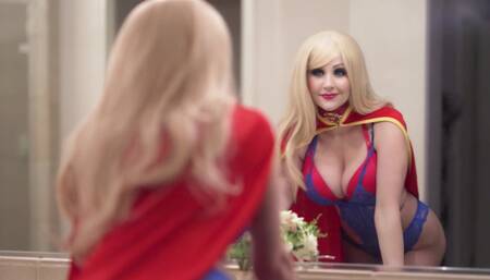 Angie Griffin Supergirl Sexy Lingerie