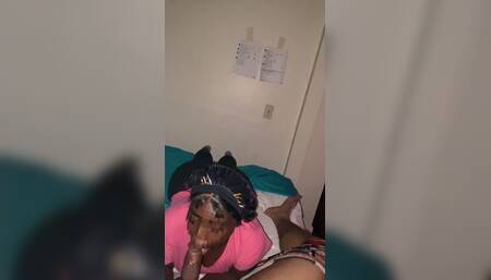 She loves sucking this dick