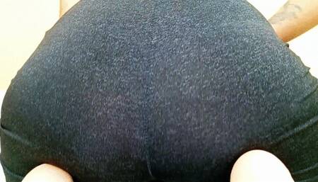 POV Farting in shorts, part 2, by Eva Black, (cam by Manu) FULL HD