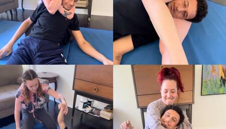 x-man gets ko'd! (4k) feat lizzy & sassy