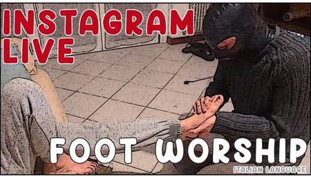 Instagram live foot worship MOBILE