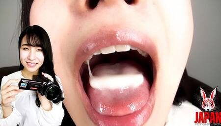 Misaki's Intimate Oral Exploration: An Amateur's POV Selfie