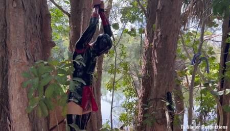 Prisoner of the Matriarchy: Warrior Captured And Pegged