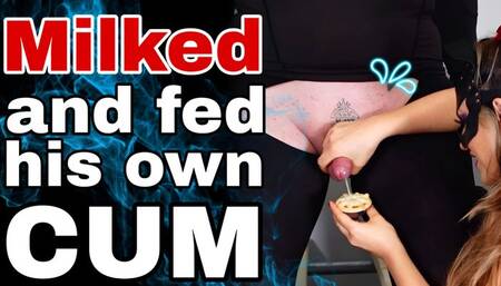 Frosting His Cake! Eating His Own Cum