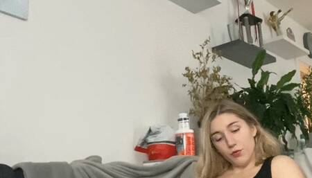 Ignoring you while trying on my boxing gloves