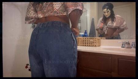 Ebonybooty49 - Lots of JEAN farts before the Purge Begins