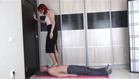 Swan - pantyhose trampling Full HD