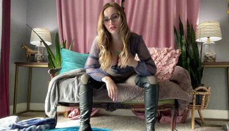 Teachers Training Part 2-A useful boy with MistressVictoria (TOPLESS)