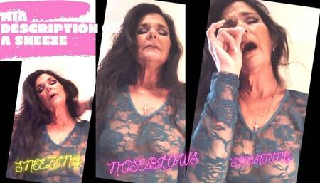 MIA AND THE DESCRIPTION OF A SNEEZE! IN SHIP SHAPE! SNEEZE, SNOT, SNORT, NOSE BLOWING AND MORE! CELEBRATING 15 YEARS OF BEAUTIFUL WOMEN SNEEZING! wmv footage