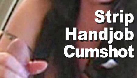 Bliss Bitch & Simon Synister Strip Handjob Cumshot ZY2843
