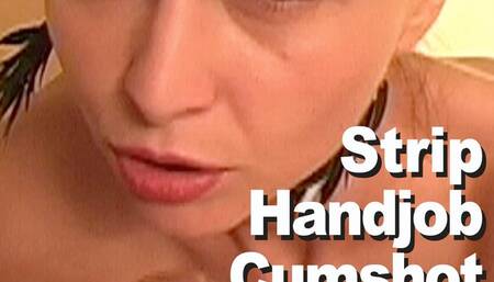 Alesha Bizart & Simon Synister Strip Handjob Cumshot ZY2840