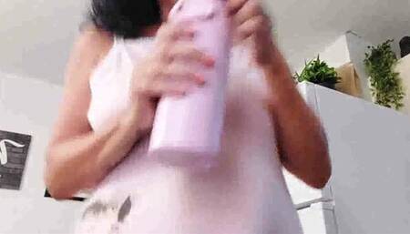 Eaten on a English muffin Tinies invade her toast Latina Milf Giantess in a dress Naked underneath Hairy Big Bush Upskirt pov Crunchy eating Lola towers over you upskirt pov & almost crushing you with her huge feet & Belly moving w tinies inside mkv