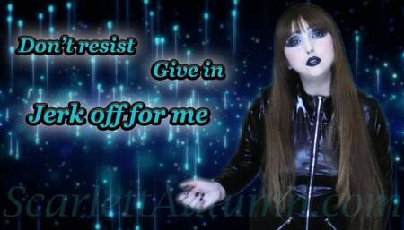 Don't resist, give in and masturbate for me - WMV SD 480p