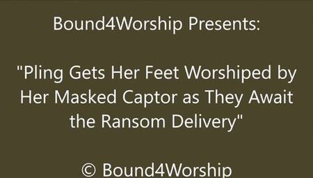 Pling Get Foot Worship While Held for Ransom - HD