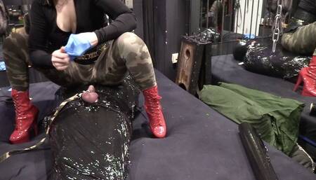 this was a long mummification with many sadistic treats