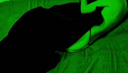 Student Caught in Bed Masturbating with Night Vision Camera. She Was Horny and Was Recorded While in a Hostel