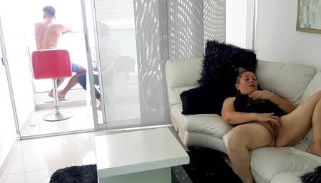 I Catch My Horny Stepmother Masturbating.