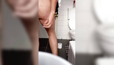 Toothbrush inside ass