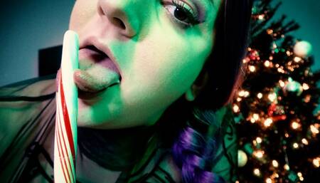 Split Tongue Candy Cane