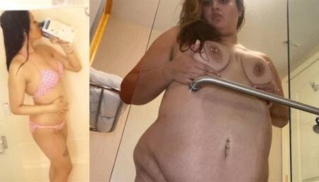 Skinny To Fat Shower Comparison