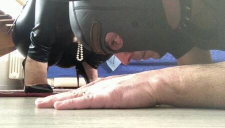 I'll step on your hands