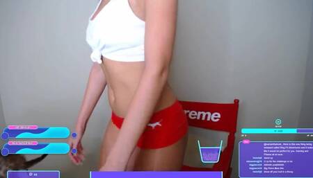 Twitch Streamer Jiggling her Ass