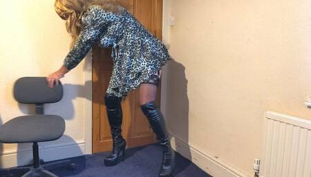 Short Dress & Long Boots