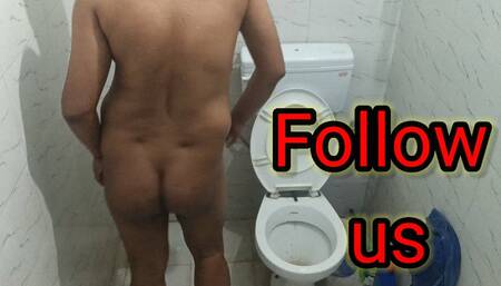 Saturday Nude Dance on the Bollywood Songs in the Bathroom
