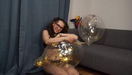 Saskia - New Years Tuftex glitter popping