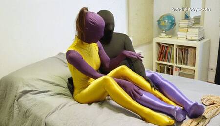 ZENTAI COUPLE BONDAGE