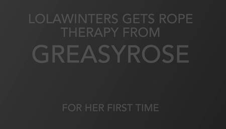 LOLAWINTERS gets ROPE THERAPY from GreasyRose for her first time FULL CLIP