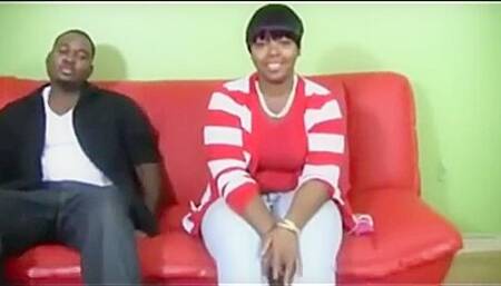 Horny Ebony Couple Fucking For Black On Black Amateu