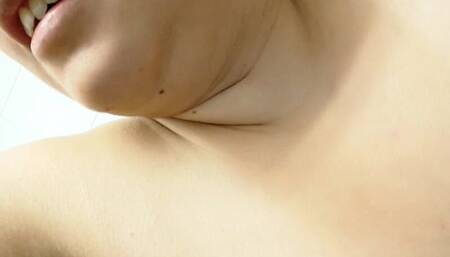 Squirting at the Mall Bathroom