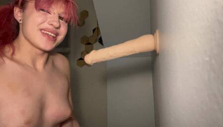 20 Year Old Tgirl Sloppy Deepthroat Blowjob
