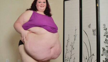 Weight Gain Show Off, Big Body Bouncing 3 video comp *MP4*