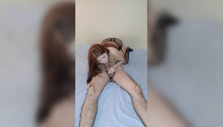 Little Argentinian Whore Sucks My Cock and Ride on It